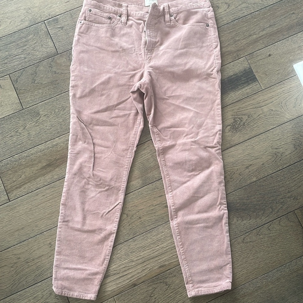 J. Crew corduroy cropped skinny pants